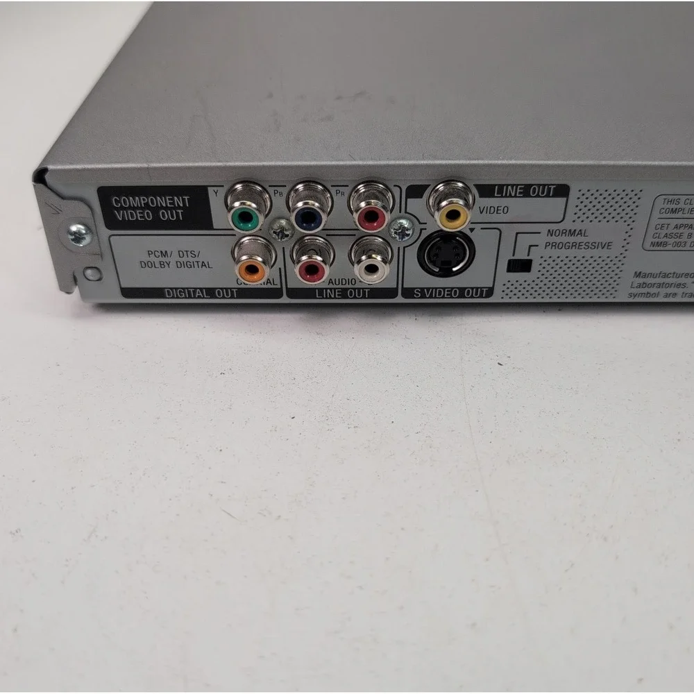 Sony DVP-NS575P DVD CD Player Progressive Scan Tested No Remote Silver